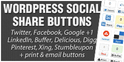 WordPress Social Share Buttons