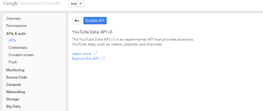 Google API Key