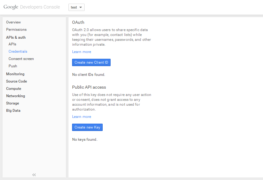 Google API Key